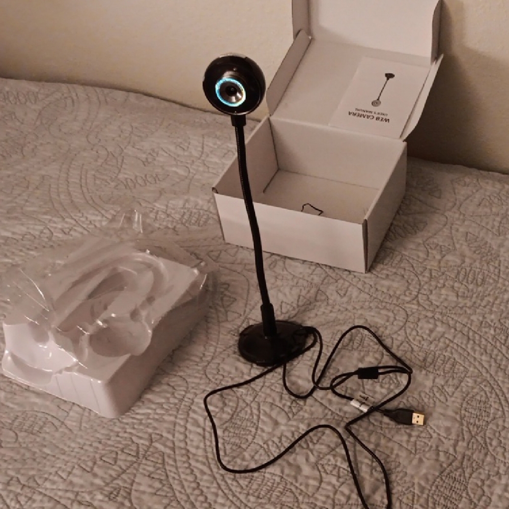 High-Definition Black USB Webcam WGU